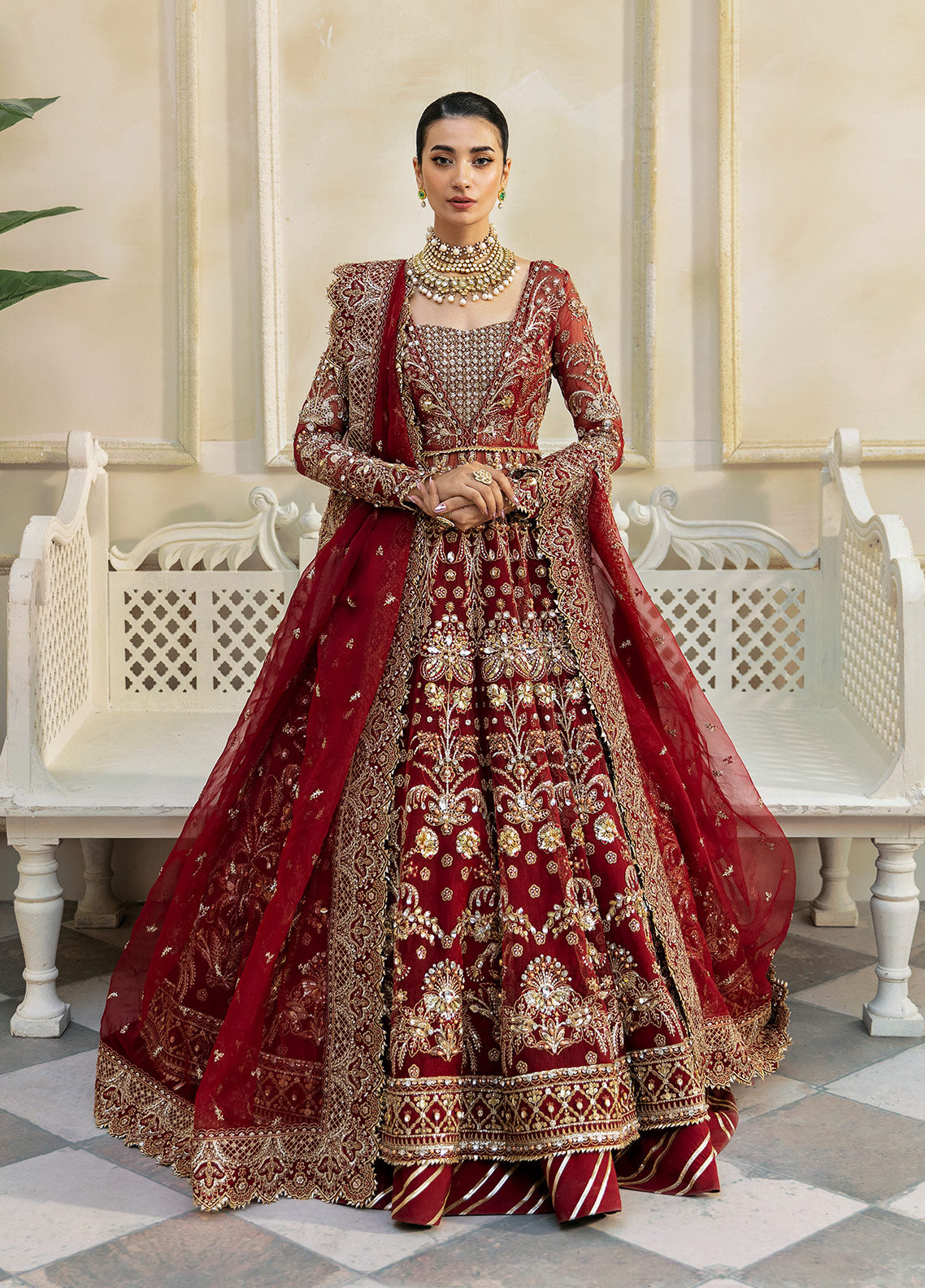 Serene Pakistani Wedding Dress for Girls - MM Noor Official